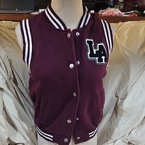 Forever 21 Burgundy Knit Top